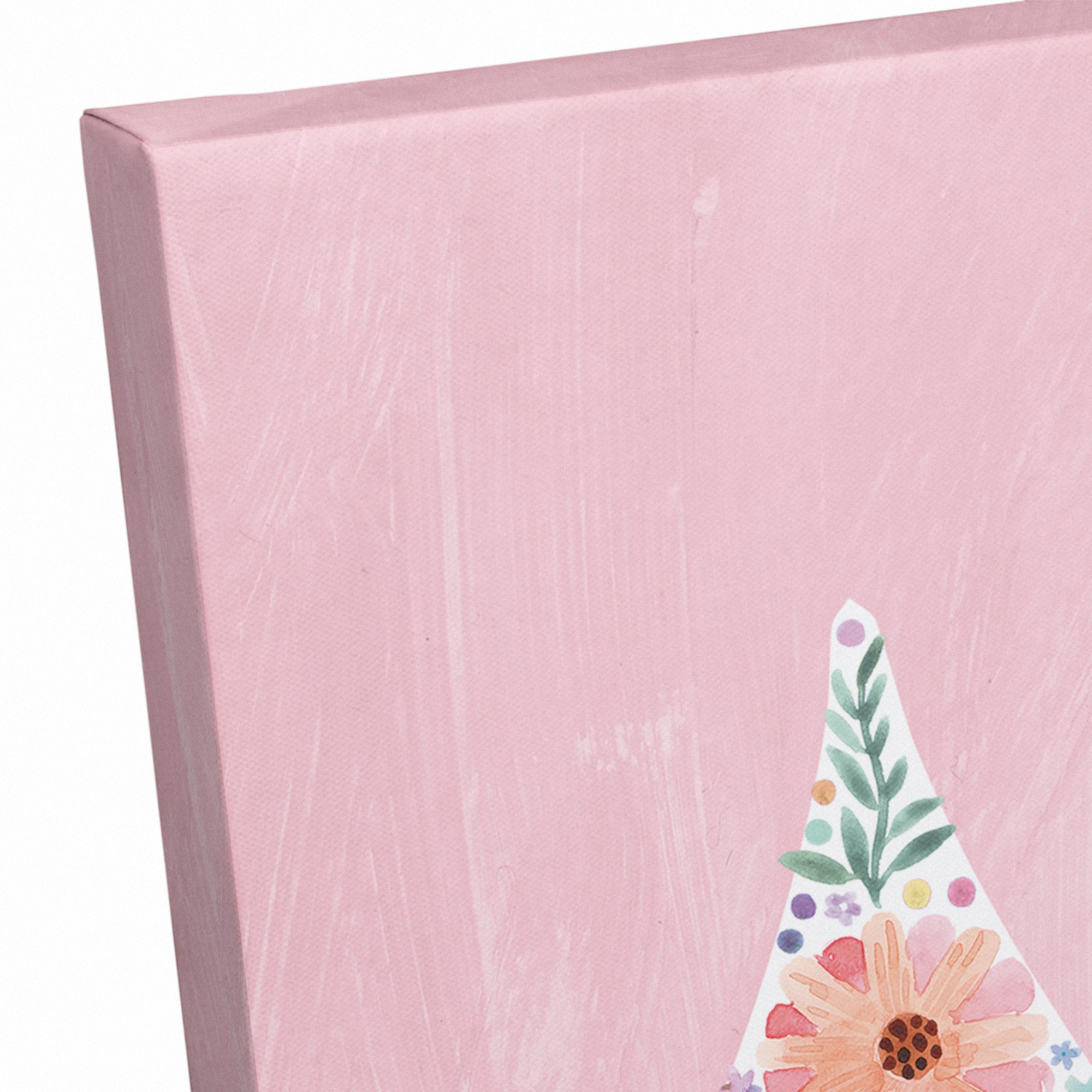 Floral Castle 16" x 16" Canvas Wall Art